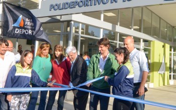 Se inauguró el Polideportivo N° 10 en Almirante Martín y Escalada