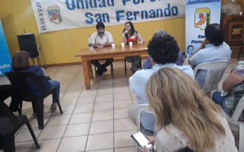 Silvina Batakis brindó una charla sobre economía en la Casa del Partido Justicialista