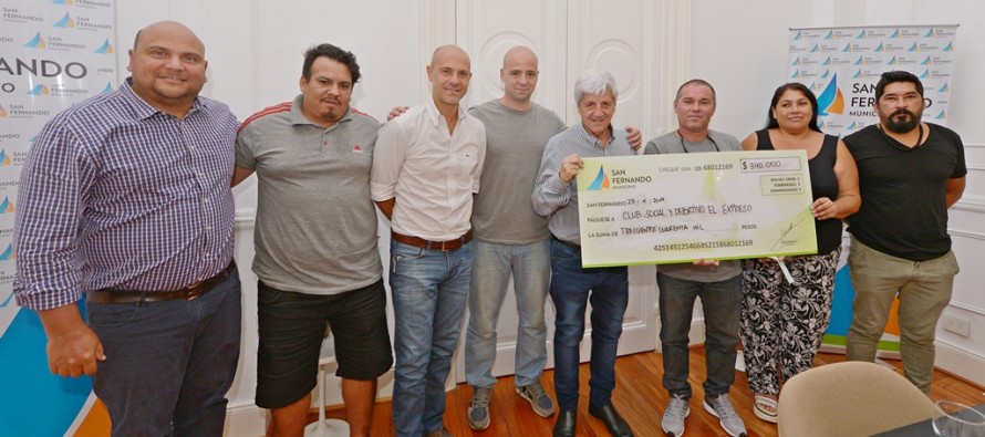 Nueva ayuda económica al Club Social y Deportivo ‘El Expreso’