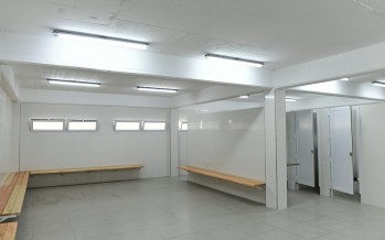 Fueron renovados los vestuarios de campo del Poli N° 1