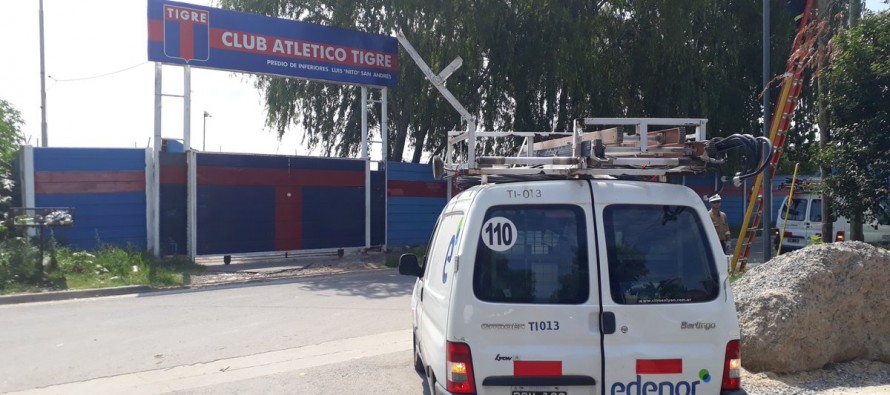 Edenor escrachó al Club Tigre por una conexión clandestina en su predio deportivo