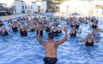 Clases de aquagym en los polis 2 y 6