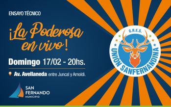 Unión Sanfernandina realizará un ensayo abierto este domingo en Avenida Avellaneda