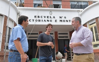 Avanzan las obras en la Escuela Provincial N°6
