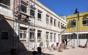 Continúa la obra de la Escuela Provincial N°9
