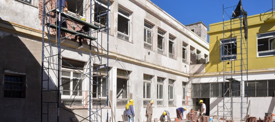 Continúa la obra de la Escuela Provincial N°9