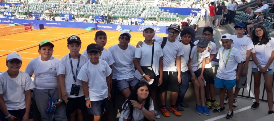 La Escuela Municipal de Tenis presenció el ATP de Buenos Aires