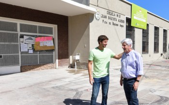 Última etapa de renovación de la Primaria N° 21 y Secundaria N° 10