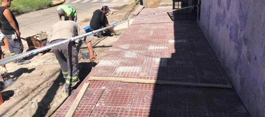 Nuevas veredas para el Jardín Provincial N° 927