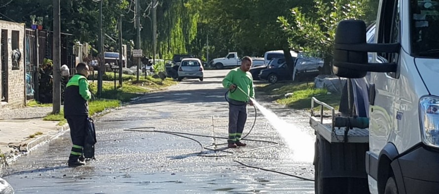Operativos de limpieza e higiene urbana en nuestra ciudad tras la sudestada
