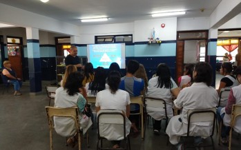 Defensa Civil capacitó a personal de la Escuela N° 17