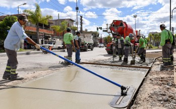 Ensancharon la intersección de Ruta 202 y avenida Avellaneda