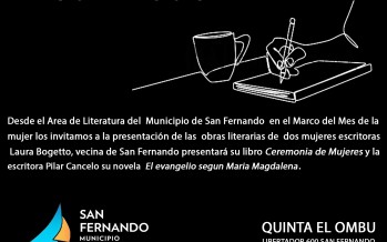 Las escritoras Laura Bogetto y Pilar Cancelo presentan el viernes sus libros en la Quinta “El Ombú”