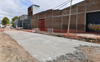 Avanza la obra de la calle Rivadavia hacia el río