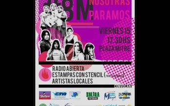 Mujeres de Unidad Ciudadana convocan a una actividad por el 8M en plaza Mitre