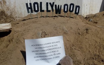 El director de la Escuela 15 describe desde el humor irónico las graves deficiencias de infraestructura de la institución