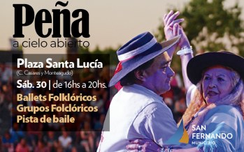 Este sábado se realizará una peña folclórica en plaza Santa Lucía