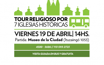 Este viernes se conmemora Semana Santa con una visita a 7 iglesias históricas de nuestra ciudad