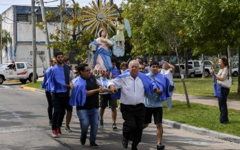 Procesión y misa en honor a la Virgen de la Santissima Annunziata
