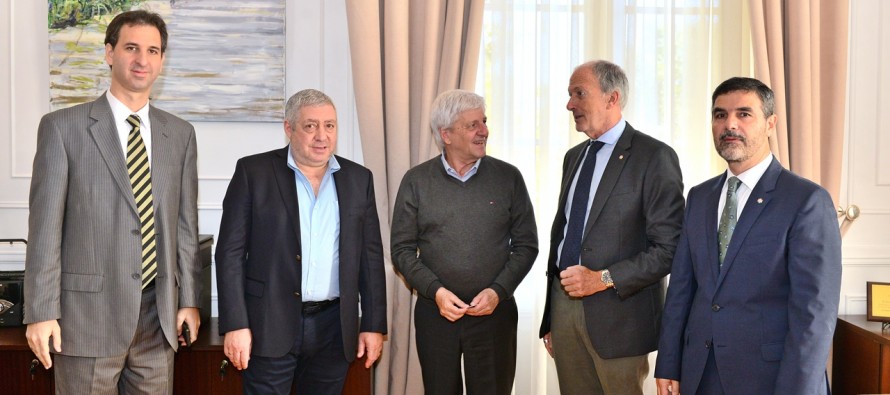 Luis Andreotti recibió a las nuevas autoridades de la DAIA
