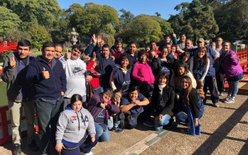Los chicos del Taller Protegido visitaron el Jardín Japonés