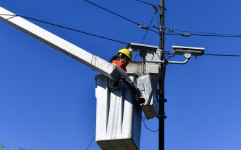 Continúa la instalación de cámaras de seguridad en nuestra ciudad