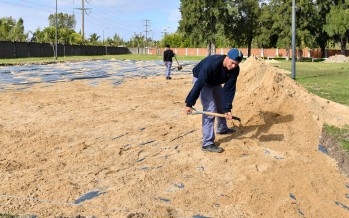Nueva cancha para la práctica de deportes de playa en el Poli 1
