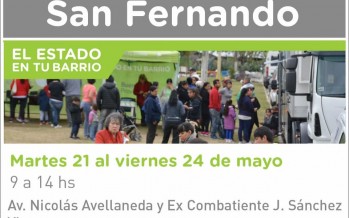 ´El Estado en tu barrio´ estará hasta el viernes en Avellaneda y Ex Combatiente Sánchez