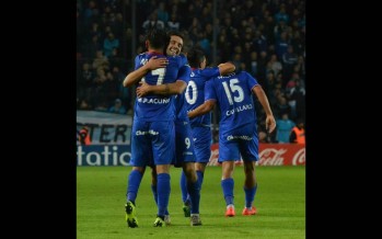 El tiro del final fue azul y rojo