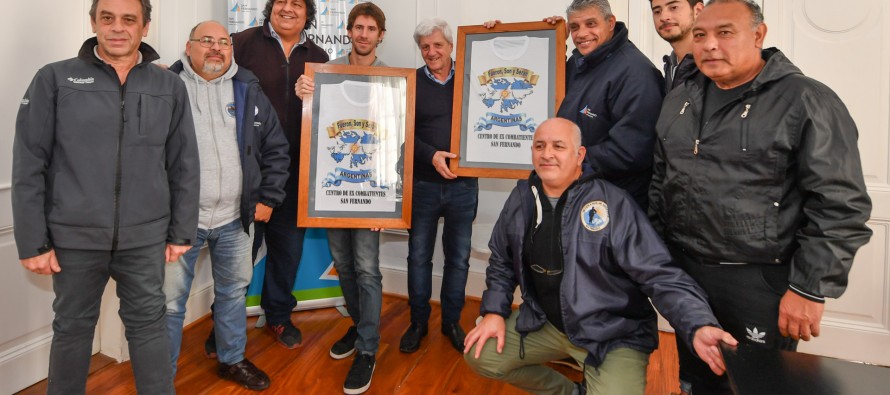 Andreotti recibió a los Ex Combatientes de Malvinas de nuestra ciudad