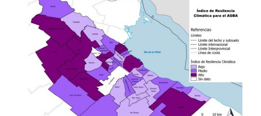 Según CIPPEC, San Fernando es uno de los pocos municipios preparados para el cambio climático