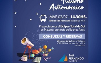 Turismo astronómico: viaje a Navarro para ver el eclipse total de sol