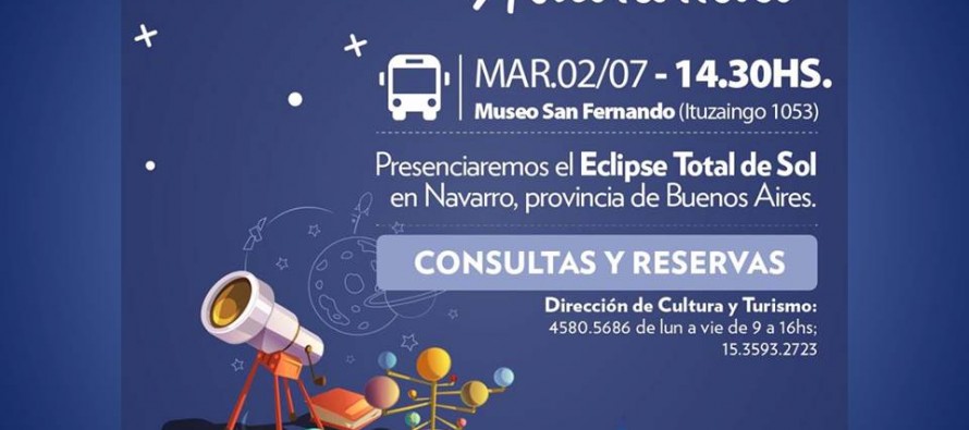 Turismo astronómico: viaje a Navarro para ver el eclipse total de sol