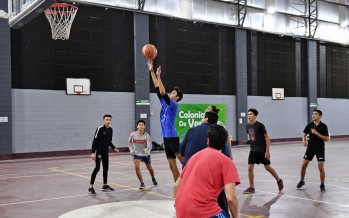Se disputó en el Poli 1 un encuentro de básquet interpolideportivos