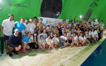 Se realizó un torneo inclusivo de natación Inclusivo en el Poli N° 8