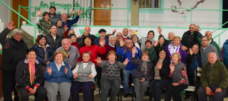 Juan Andreotti visitó centros de jubilados de nuestra ciudad