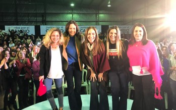 Vidal visitó nuestra ciudad y encabezó un encuentro de mujeres junto a Agustina Ciarletta