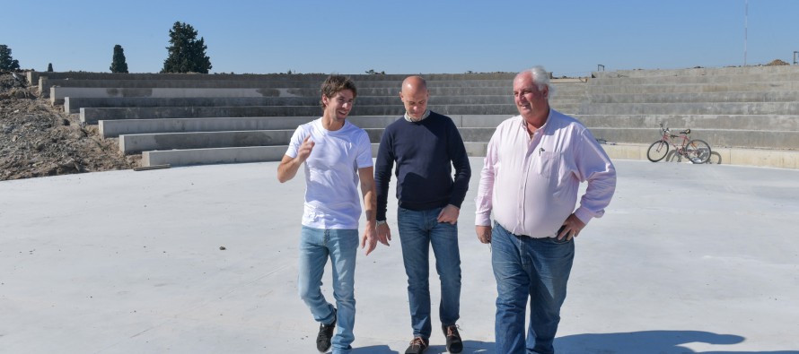 Avanza la obra de ampliación del Parque del Bicentenario