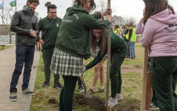 Se celebró el Día del Árbol en la Plaza San Pablo