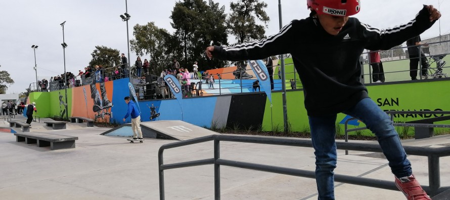 En la Pista de Deportes Extremos se realizó la última fecha de la Liga del Conurbano de Skateboarding