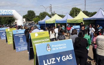 «El Estado en Tu Barrio» estará hasta el viernes en Avellaneda y colectora de Acceso Norte
