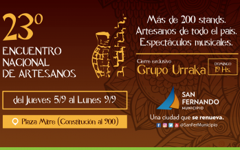 Llega el 23° Encuentro Nacional de Artesanos a la Plaza Mitre
