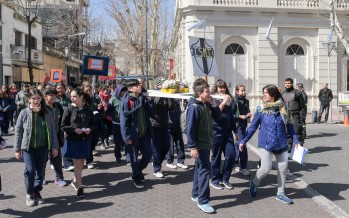 Peregrinación previa a las fiestas patronales de Nuestra Señora de Aránzazu