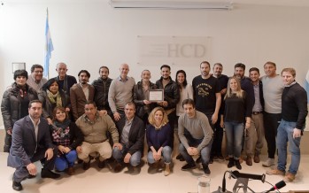 El Concejo Deliberante homenajeó a deportistas medallistas y figuras culturales de la ciudad