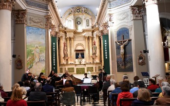 El “Concierto Barroco de Dos Mundos” se presentó en la Iglesia Nuestra Señora de Aránzazu