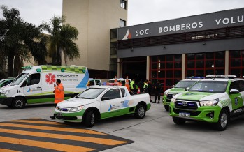 Una flota de vehículos de nuestra ciudad brindó asistencia a La Matanza tras el fuerte temporal
