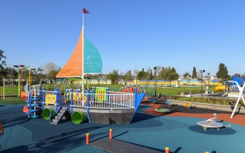 Avanza la obra de ampliación del Parque del Bicentenario
