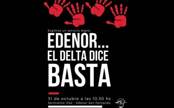 Los vecinos del delta, cansados de los cortes de luz, se manifestarán frente a Edenor