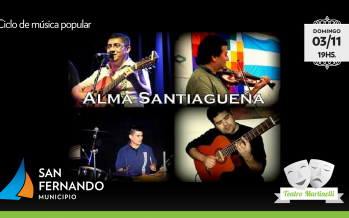 “Alma Santiagueña” se presenta este domingo en el Teatro Martinelli