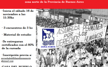Abierta la inscripción a la Escuela de Derechos Humanos